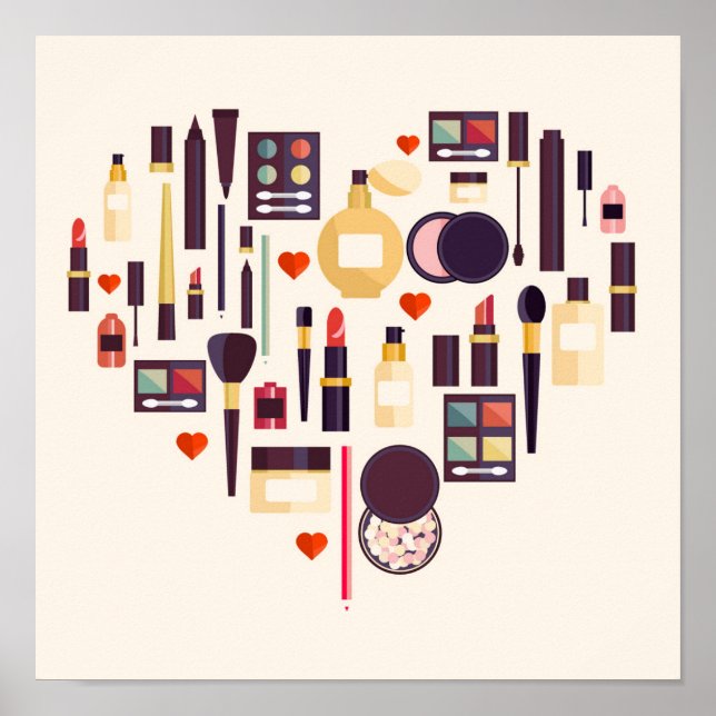 Poster Coeur cométique (Devant)