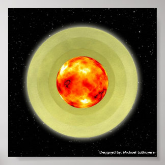 Poster Coeur de la Lune