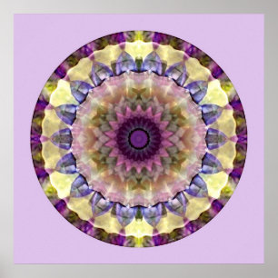 Poster Coeur de la restitution Mandala 2