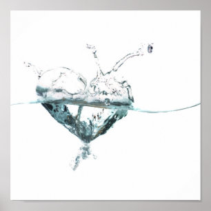 Poster coeur d'eau