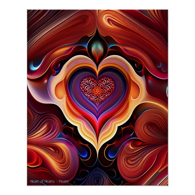 Poster Coeur des Coeurs - Désir (Devant)