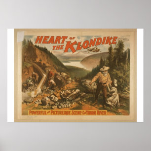Poster Coeur du Klondike, Théâtre rétro du fleuve Yukon
