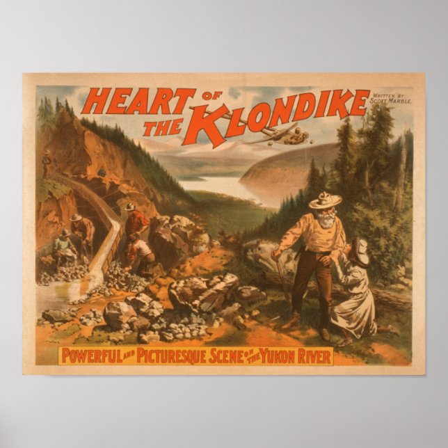 Poster Coeur du Théâtre minier du Klondike (Devant)