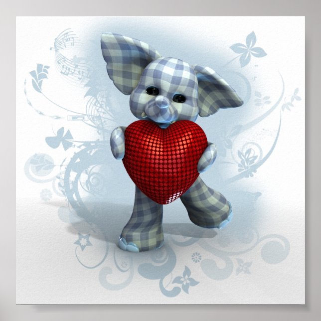 Poster Coeur gras ~ Garçon (Devant)