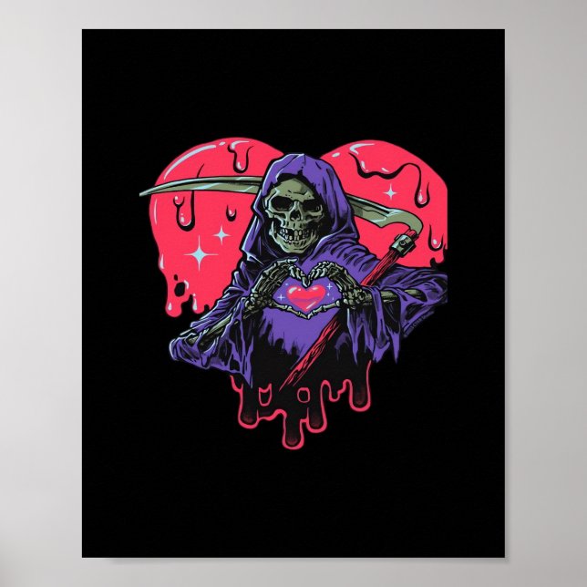 Poster Coeur Mains Reaper Classique (Devant)