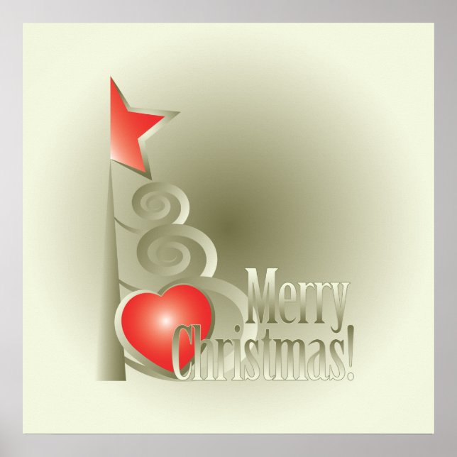 Poster Coeur pour Noël (Devant)