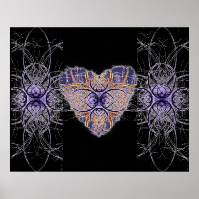 Poster Coeur pourpre (Devant)