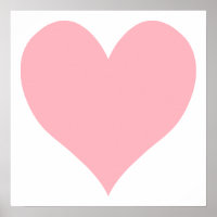 Coeur rose clair