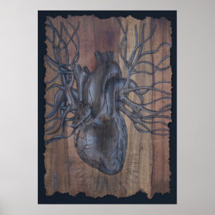 Poster Coeur saignant