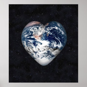 Poster Coeur terrestre