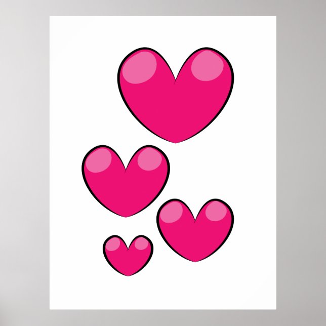 Poster Cœurs d'amour (Devant)