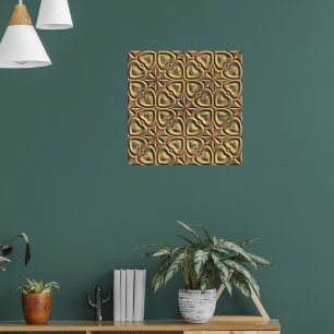 Poster Coeurs d'or
