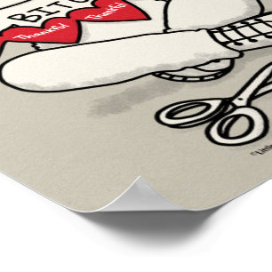 Poster Coeurs généreux