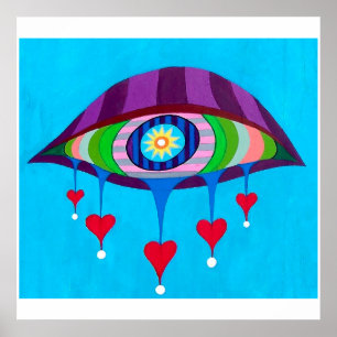 Poster Coeurs Pour Se Poser Sur