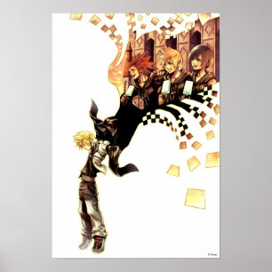 Poster Coeurs royaux : 358/2 Jours   Roxas, Axel et Xion