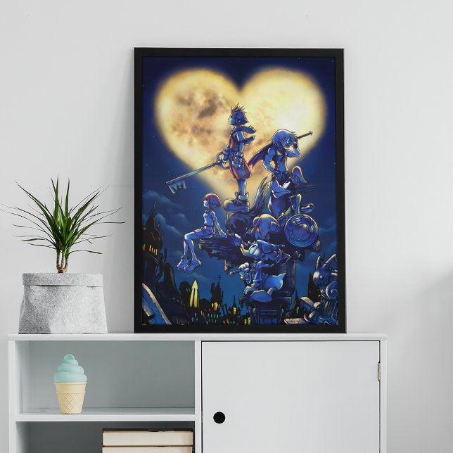 Poster Coeurs royaux | Coeur Moon Box Art (Poster in frame)