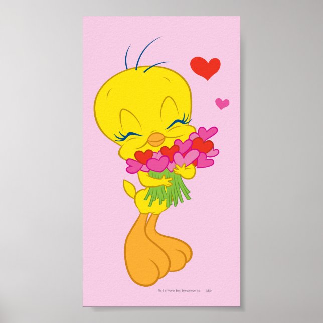 Poster Coeurs Tweety (Devant)