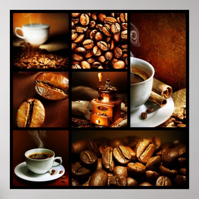 Poster Coffee Collage 2 (Devant)