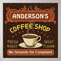 Coffee shop with Mug Create Your Own Personalized