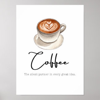 Poster Coffee: The silent partner