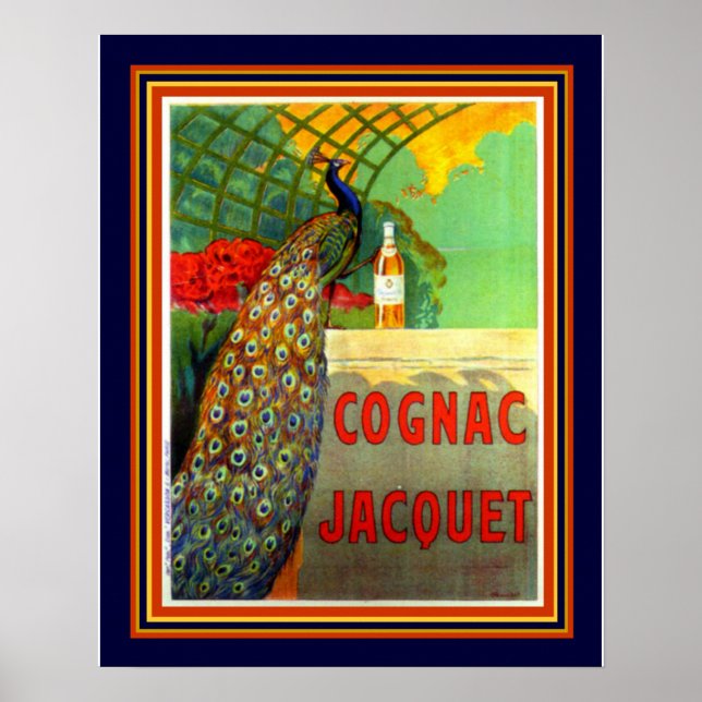 Poster Cognac Jacquet 1912 Annonce -16x20 (Devant)