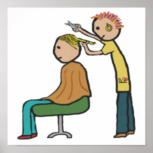 Poster Coiffeur