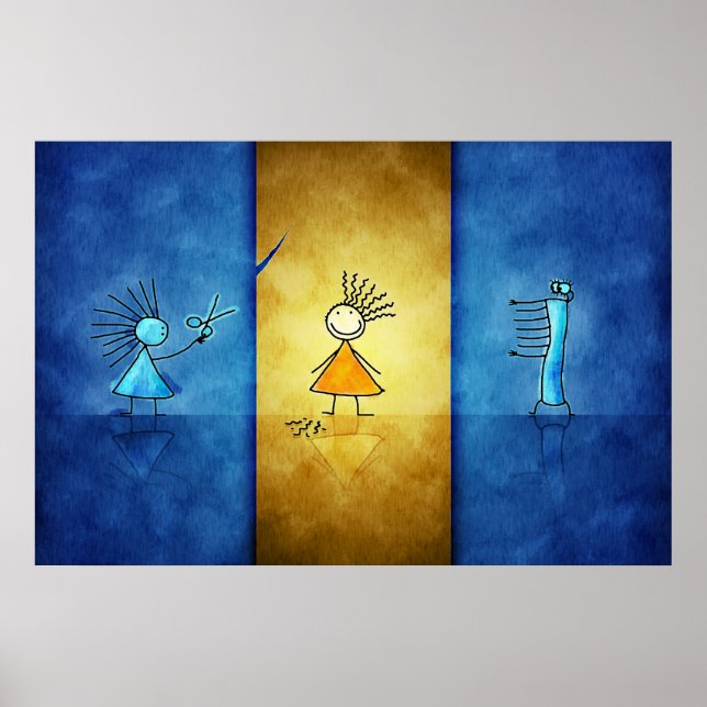 Poster Coiffeur (Devant)