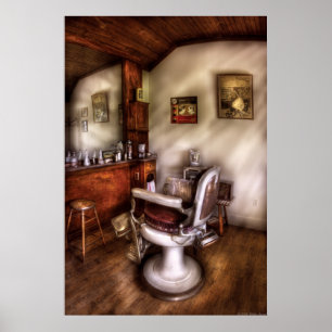 Poster Coiffeur - dans le salon de coiffure