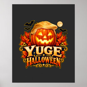 Poster Coiffure YUGE Halloween Citrouille