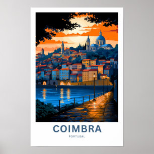Poster Coimbra Portugal Travel Print