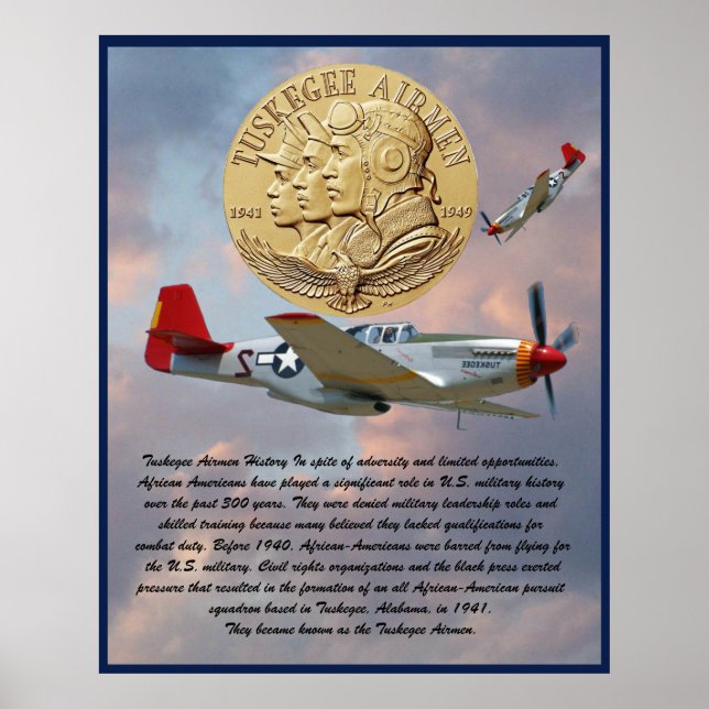 Poster Coin Airmen Tuskegee (Devant)