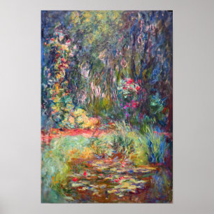 Poster Coin Monet de l'Eau Lily Pond