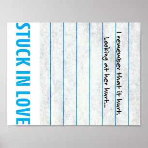 Poster Coincé dans l'amour