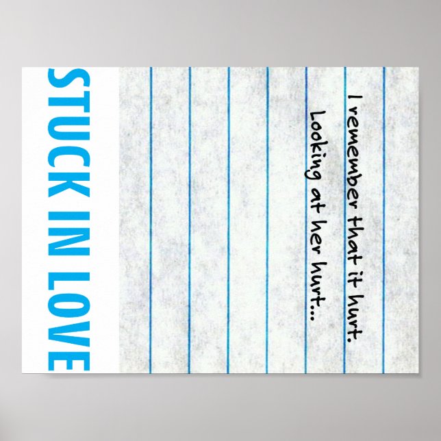 Poster Coincé dans l'amour (Devant)