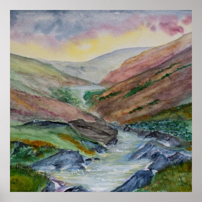 Poster Col de Kirkstone - District du lac Anglais (Devant)