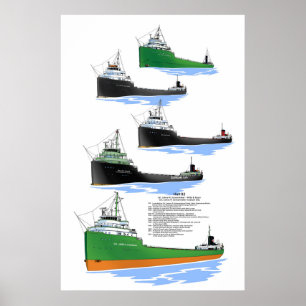 Poster Col James M. Schoonmaker museum histoire des navir