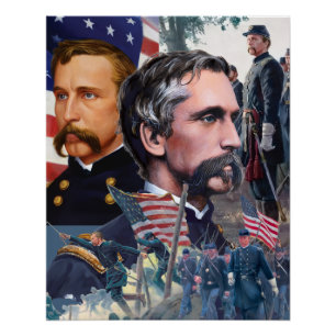 Poster Col. Joshua Chamberlain MASH-UP Guerre de Sécessio