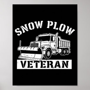 Poster Col Vétéran Retraité Service D'hiver Drôle Chasse-