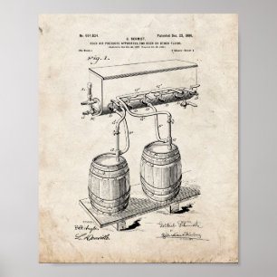 Poster Cold-air-pressure Apparatus For Beer Or Other Flui