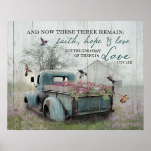 Poster Colibri Et Maintenant Ces Trois Restent