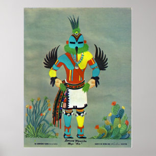 Poster "Colibri" kachina
