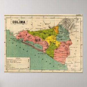 Poster Colima, Mexique 2