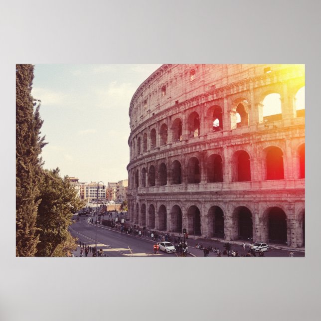 Poster Colisée à Rome (Devant)