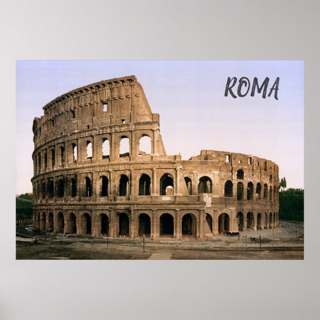 Poster Colisée de Rome (vers 1900) (Devant)
