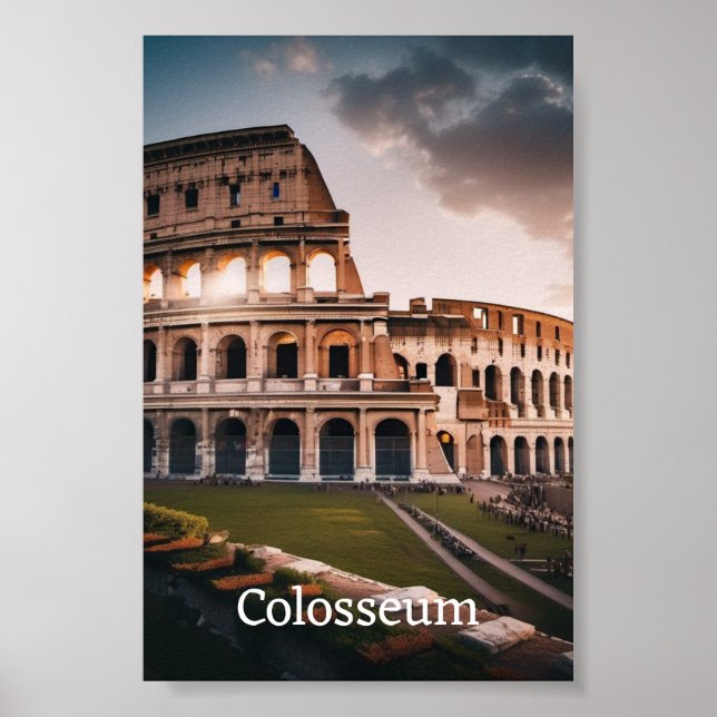 Poster Colisée : La Merveille majestueuse de Rome (Devant)