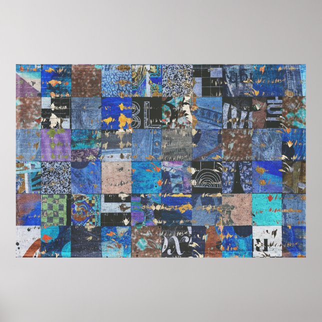 Poster collage Art mur (Devant)
