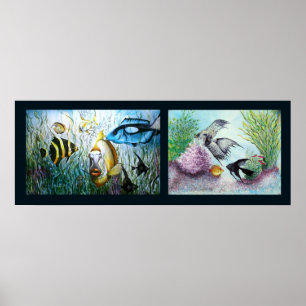 Poster Collage Bubba and Friends Imprimer