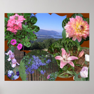 Poster Collage d'amants de nature de HACHE