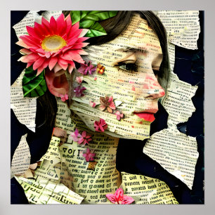 Poster Collage d'art Pretty Woman  