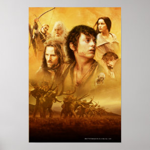 Poster Collage de caractères